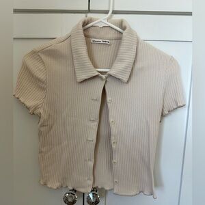 Reformation Cropped Polo